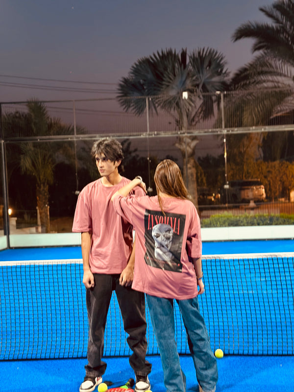 Insomnia drop shoulder T shirt